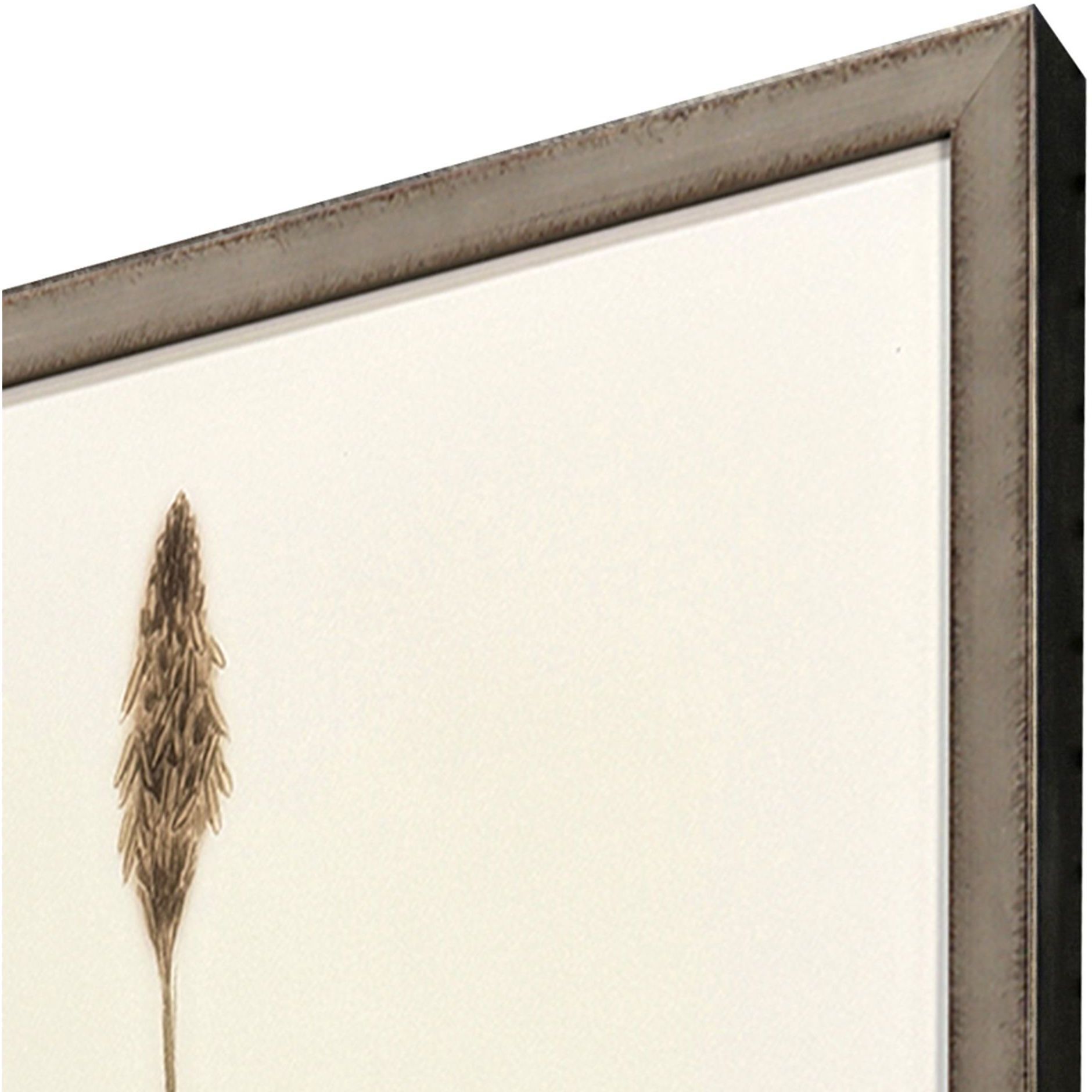 Varying Grasses Brown and Beige and Neutral Framed Art