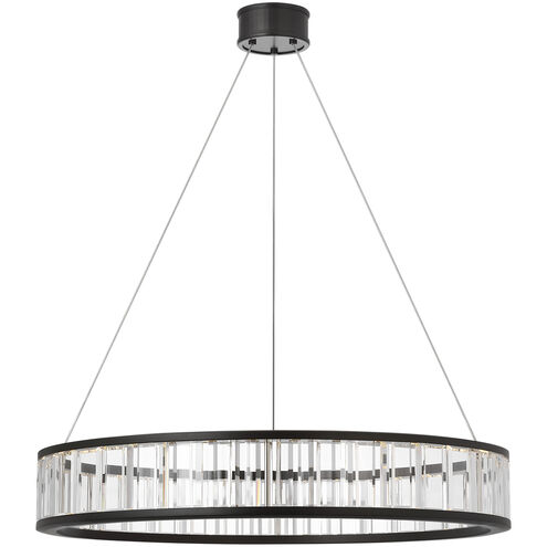 Chapman & Myers Iterna LED 30 inch Modern Iron Ring Chandelier Ceiling Light