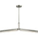 Kelly by Kelly Wearstler Linea LED 42 inch Antique Nickel Chandelier Ceiling Light