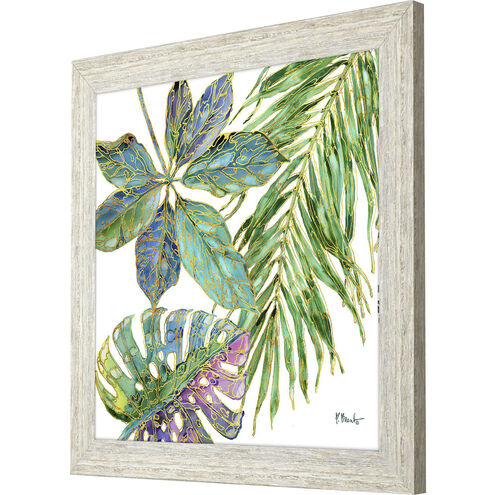 Spectrum Palm Fronds 28 X 28 inch Non-Glass Framed Art