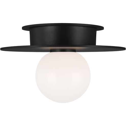 Kelly by Kelly Wearstler Nodes 1 Light 8 inch Midnight Black Flush Mount Ceiling Light