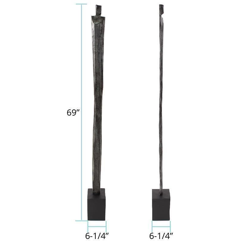 Male Fortitude 69 X 6.25 inch Sculpture