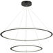 Victoria LED 40 inch Black Pendant Ceiling Light