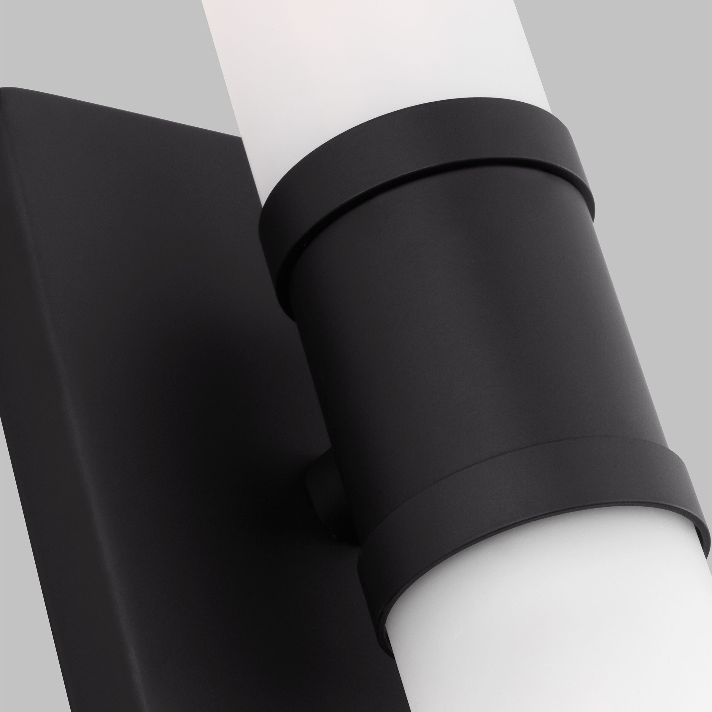 Keaton Bath Vanity Wall Light in Midnight Black