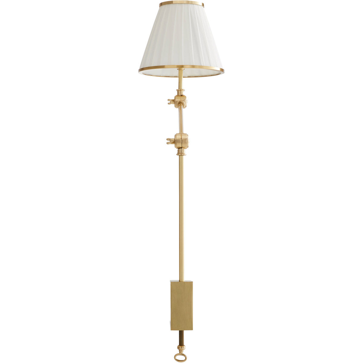 Tilt & Clamp 17 inch 40 watt Antique Brass Lamp Portable Light