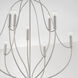 Madison 9 Light 33 inch Brushed Nickel Chandelier Ceiling Light