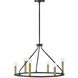 Lazlo LED 24.25 inch Black Chandelier Ceiling Light