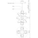 Synergy LED 23.63 inch Black Chandelier Ceiling Light
