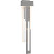 Rainfall LED 30.2 inch Coastal Burnished Steel Outdoor Sconce, Large