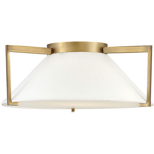 Calla LED 20 inch Brushed Bronze Indoor Flush Mount Ceiling Light