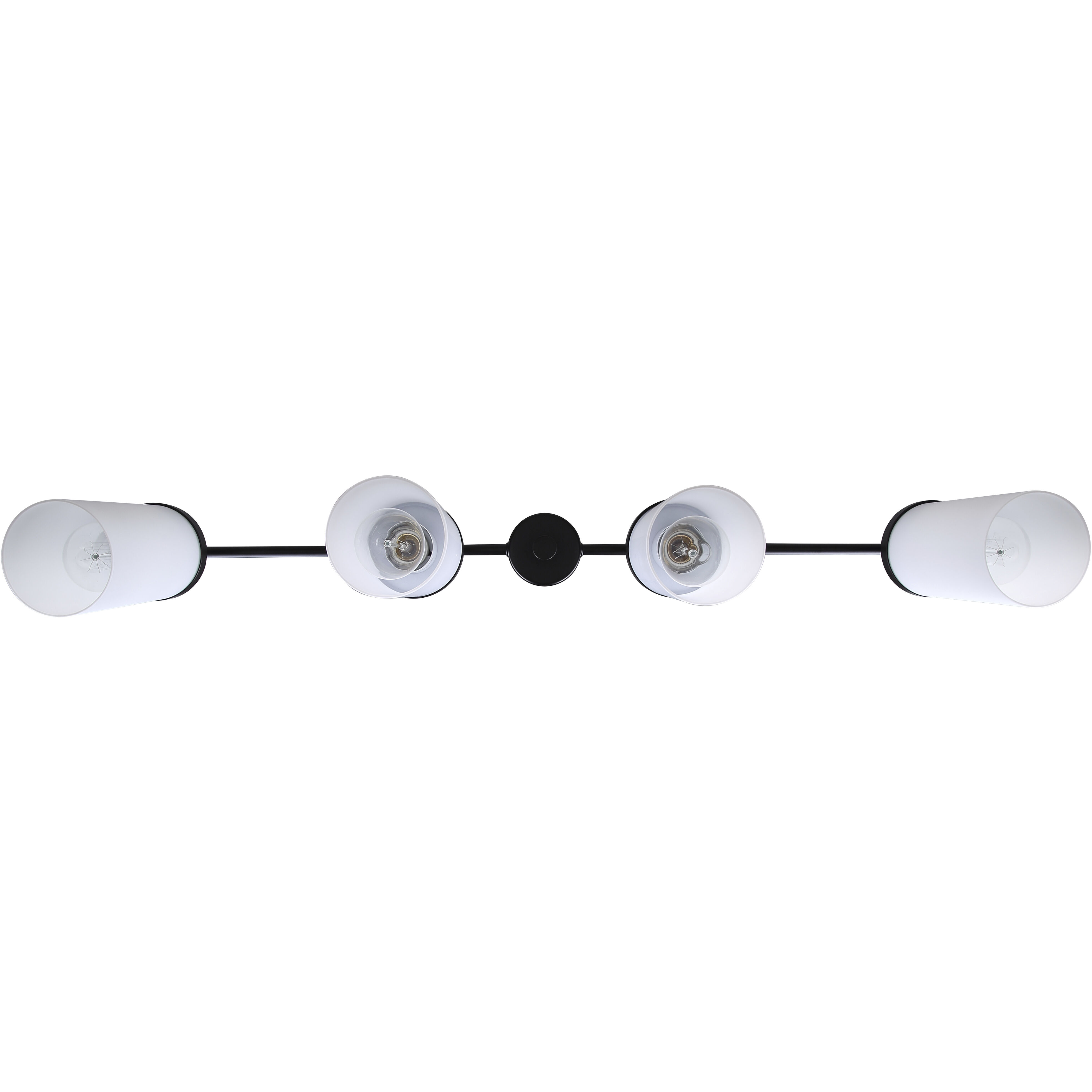 Malloy 4 Light 23.25 inch Matte Black Chandelier Ceiling Light