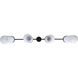 Malloy 4 Light 23.25 inch Matte Black Chandelier Ceiling Light