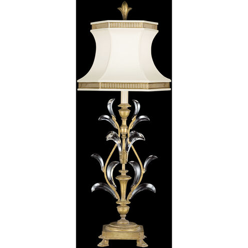 Beveled Arcs 41 inch 100 watt Gold Table Lamp Portable Light