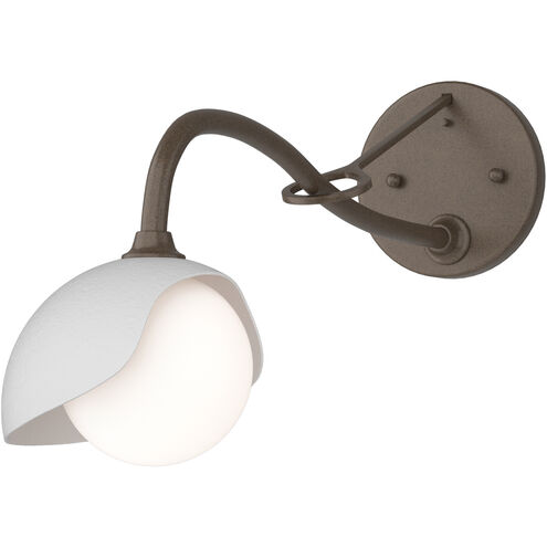 Brooklyn 1 Light 6 inch Black/Modern Brass Long-Arm Sconce Wall Light, Long-Arm