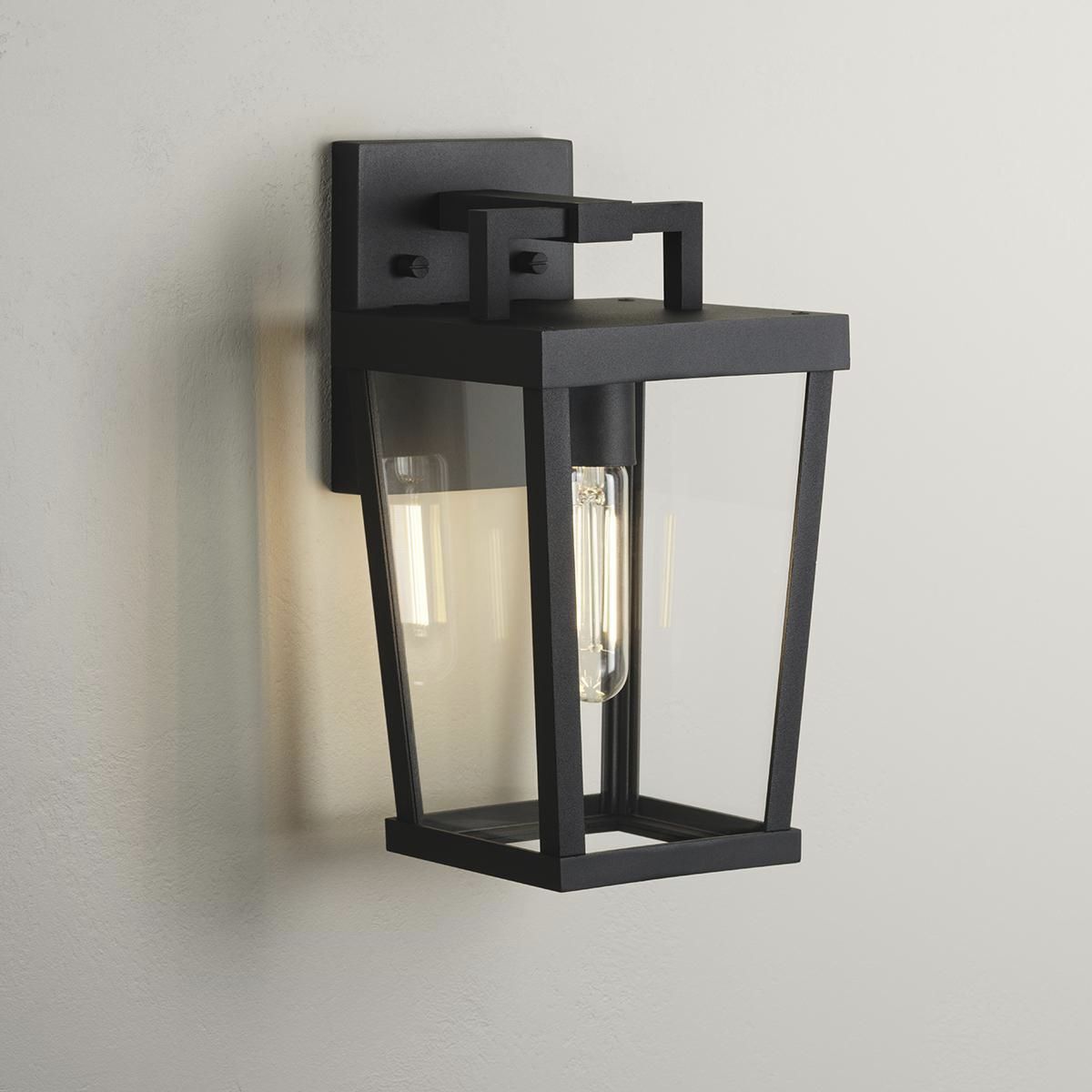 Tryon 1 Light 12.62 inch Black Outdoor Wall Lantern