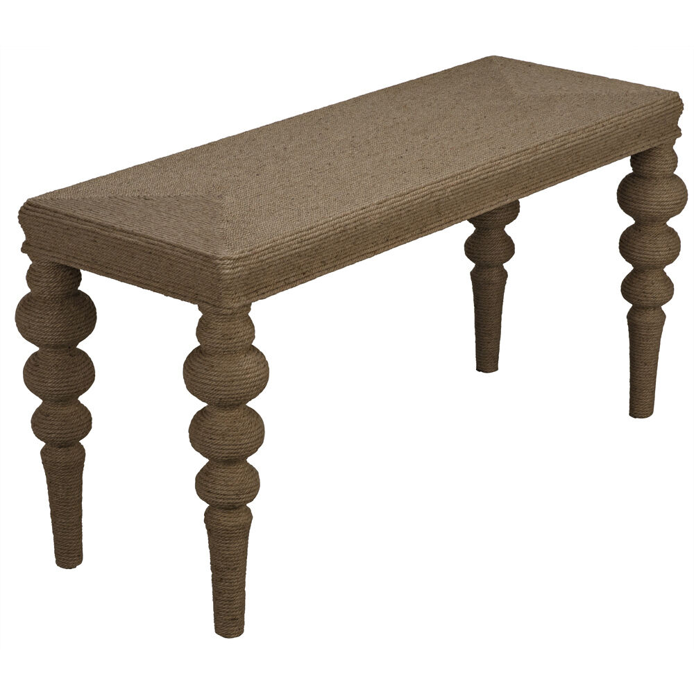 Ismail 64 X 25 inch Natural Console, Turned Leg