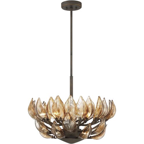 Arboles 6 Light 24 inch Heritage Bronze Pendant Ceiling Light