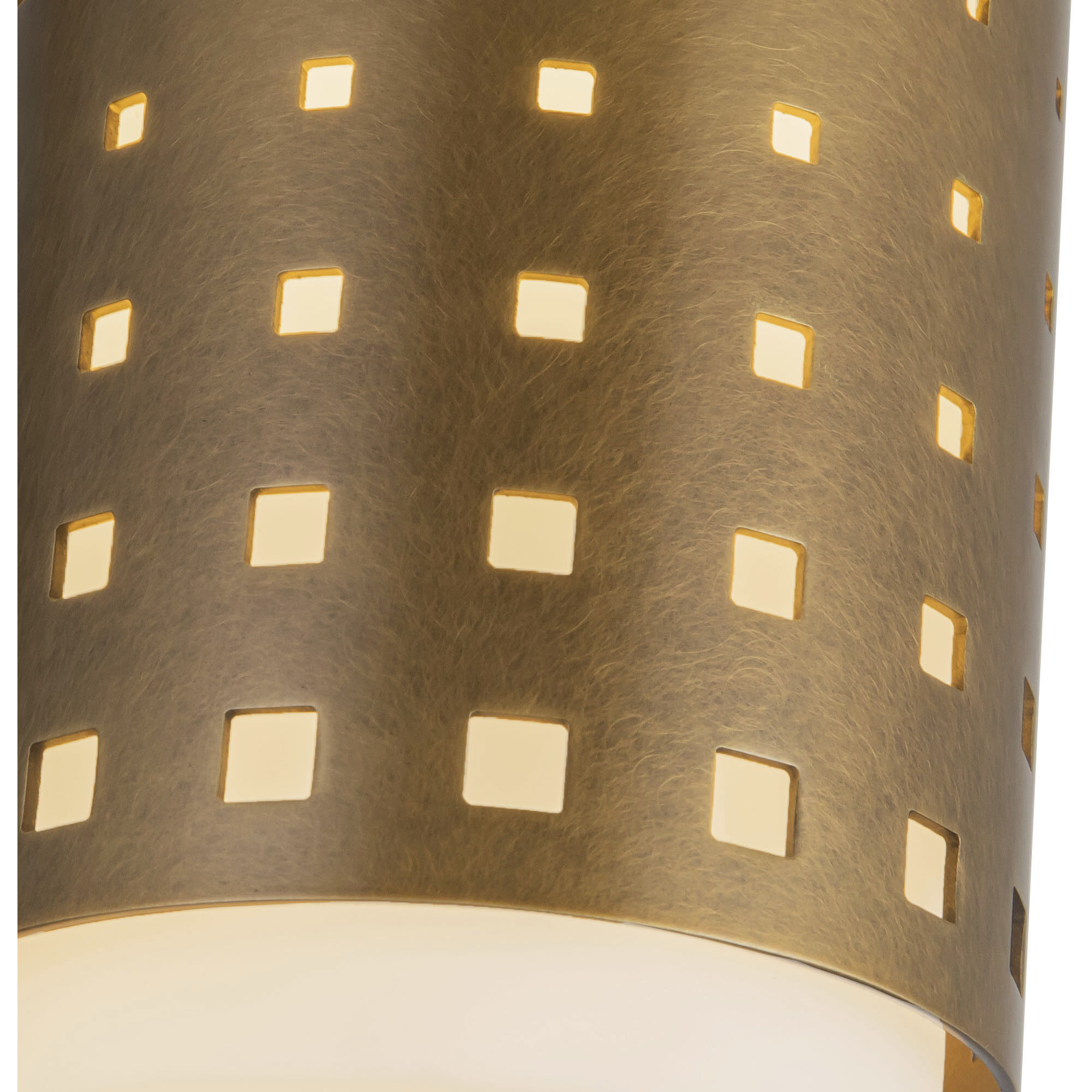 Astoria 1 Light 4.63 inch Vintage Brass Semi-Flush Mount Ceiling Light