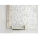 LED Stone Glass LED 8 inch Brushed Nickel ADA Wall Sconce Wall Light, Progress LED