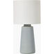 Barbara Barry Vessel 27.38 inch 9 watt Blue Anglia Crackle Table Lamp Portable Light