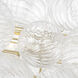 Julie Neill Talia LED 53.5 inch Burnished Silver Leaf and Clear Swirled Glass Ring Chandelier Ceiling Light