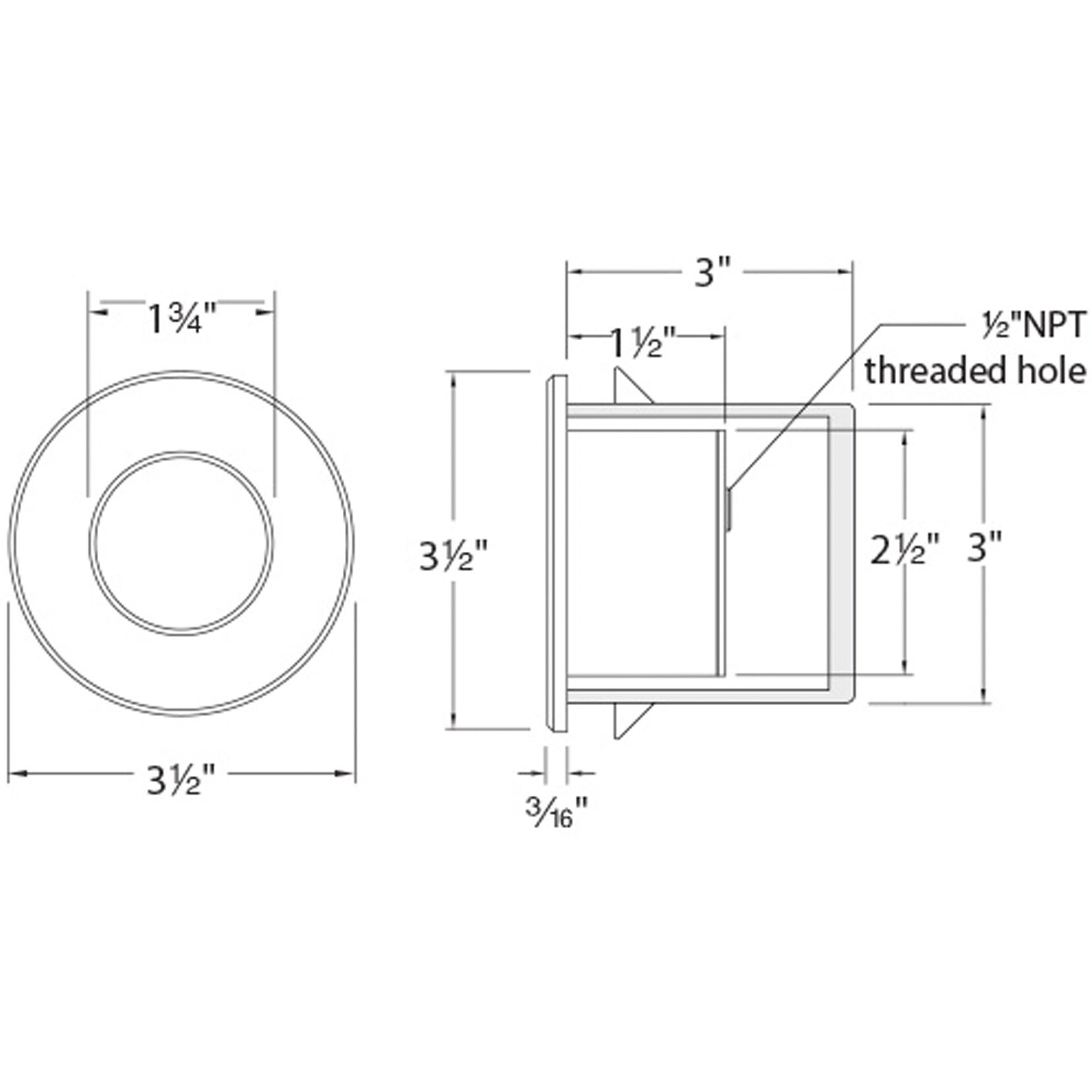 Tyler 120 3.8 watt White Step and Wall Lighting in Amber, WAC Lighting
