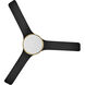 Alba 56 inch Matte Black with Heritage Brass with Matte Black Blades Smart Fan