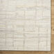 Moab 72 X 48 inch Pearl / Off-White / Light Silver / Ash Handmade Rug in 4 x 6