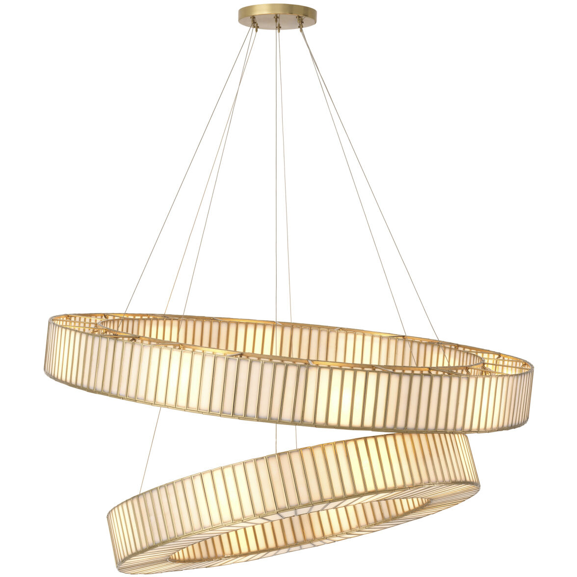 Monari 18 Light 47.44 inch Antique Brass Chandelier Ceiling Light