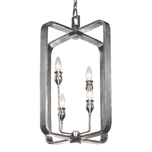 Rumsford 4 Light 16 inch Polished Nickel Pendant Ceiling Light
