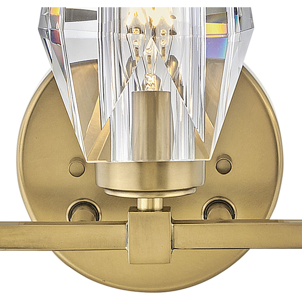 Ana 3 Light 23.5 inch Heritage Brass Vanity Light Wall Light
