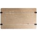 Europa 56 X 17 inch Natural and Ebony and Blackened Bronze Coffee Table