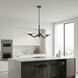 Down the Wrong Path 2 Light 59 inch Brontourage Linear Pendant Ceiling Light
