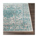 Karmen 35 X 24 inch Pale Blue/Bright Blue/Lavender/Medium Gray/Black Rugs, Rectangle