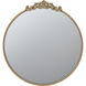 Dia 32 X 30 inch Gold Wall Mirror