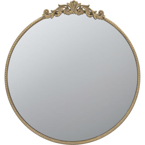 Dia 32 X 30 inch Gold Wall Mirror