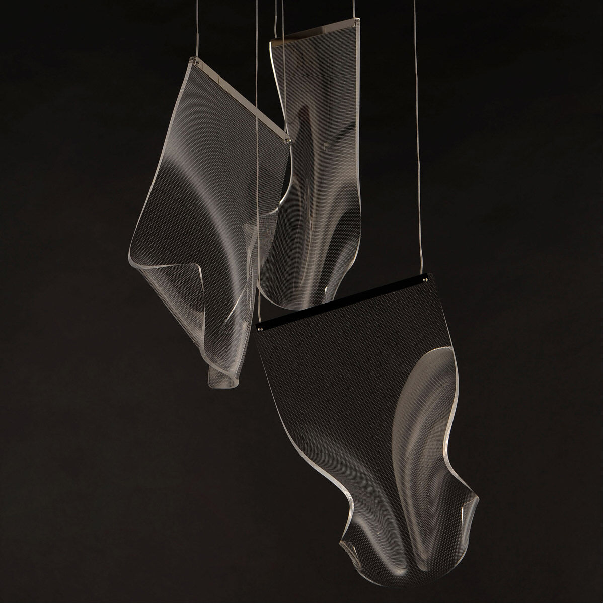 Rinkle LED 15.75 inch Polished Chrome Multi-Light Pendant Ceiling Light