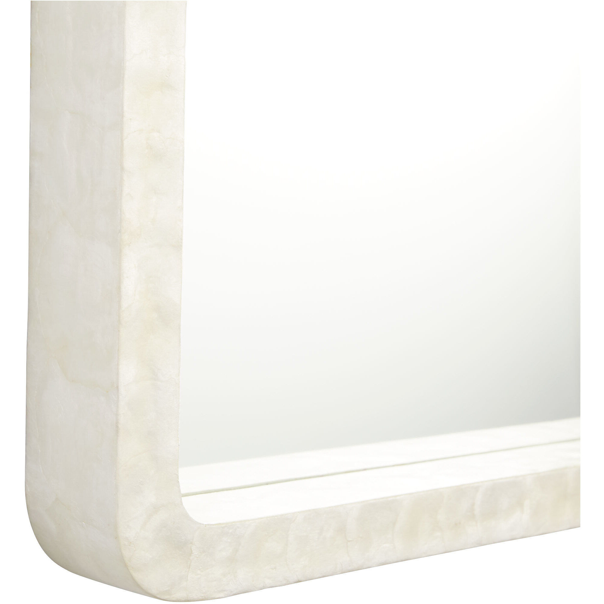 Triton 54 X 38 inch White Mirror