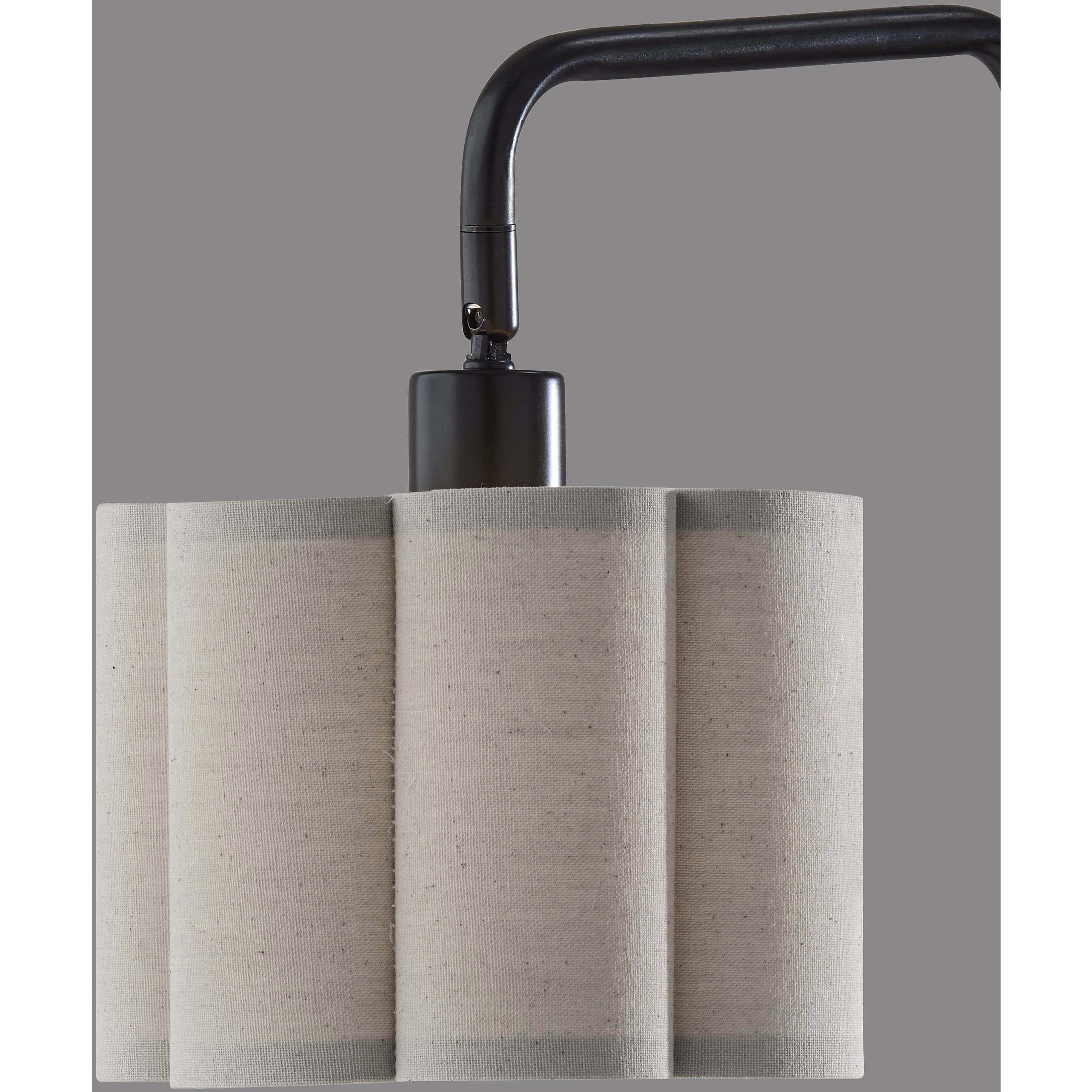 Dover 22.25 inch 60.00 watt Black Supercharger Desk Lamp Portable Light