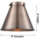 Ballston Appalachian 1 Light 7 inch Antique Copper Pendant Ceiling Light