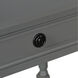 Barrett 24 X 19 inch Carbon Gray and Black Accent Table