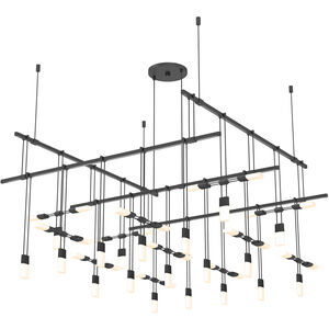 Suspenders LED 46 inch Satin Black Pendant Ceiling Light