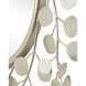 Lunaria 37.5 X 37.5 inch Contemporary Silver Leaf Mirror