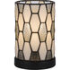 3120 Tiffany 9 inch 40.00 watt Dark Bronze Accent Lamp Portable Light