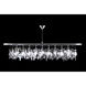 Fashionable Broadway 9 Light 47 inch Silver Chandelier Ceiling Light