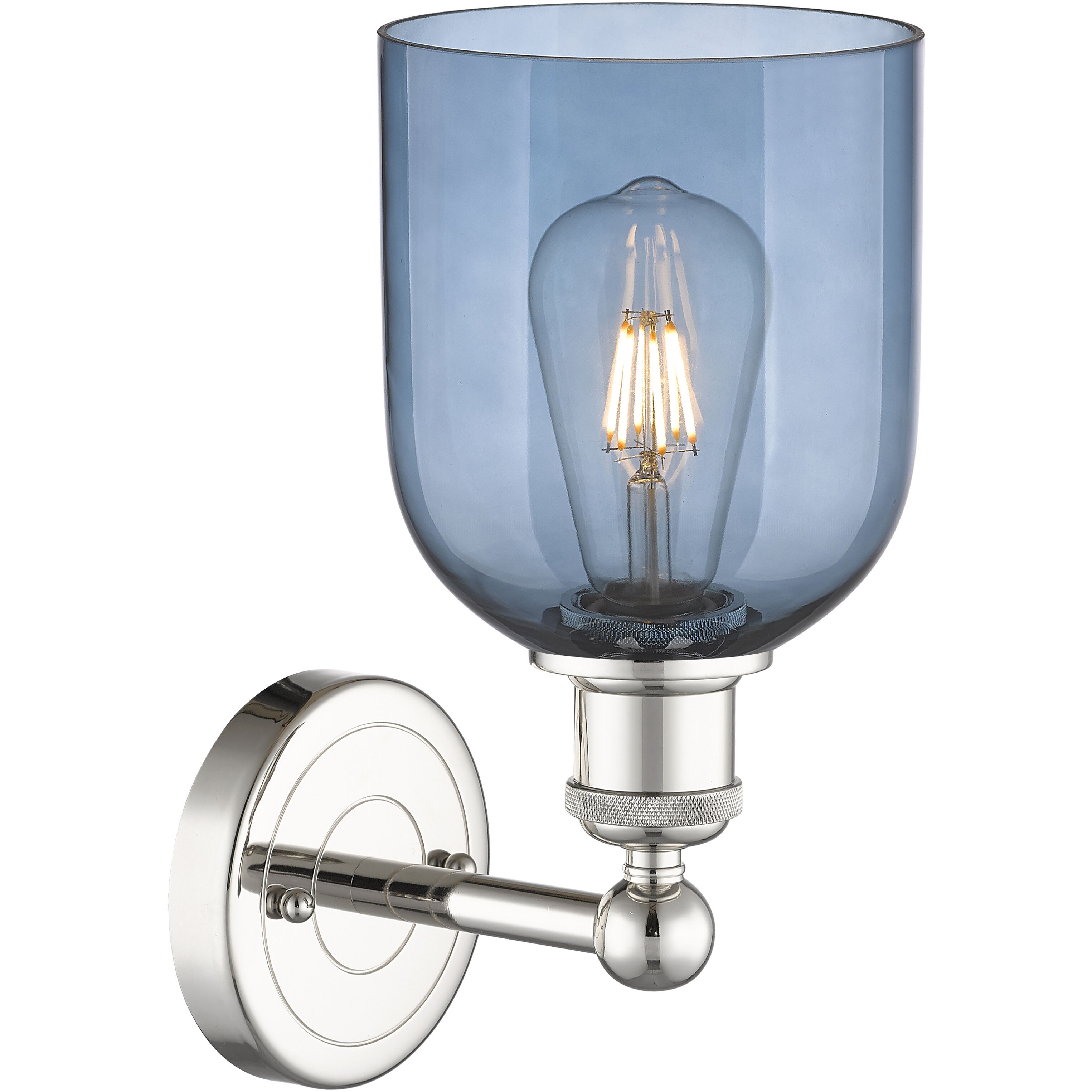 Edison Bella 1 Light 5.5 inch Polished Nickel Sconce Wall Light