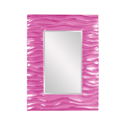 Zenith 39 X 31 inch Glossy Hot Pink Wall Mirror