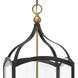 Clarendon 4 Light 12 inch Bronze with Heirloom Brass Indoor Foyer Light Ceiling Light