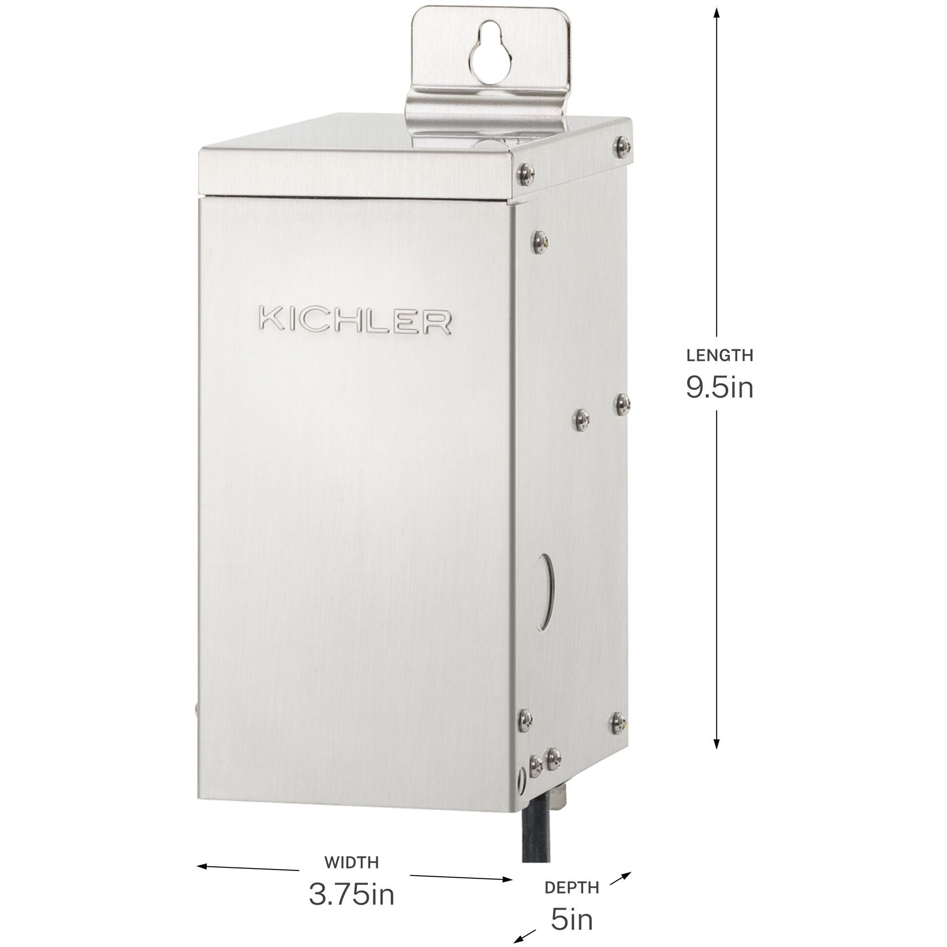 Pro Contractor Series 120 AC Stainless Steel Landscape 12V Transformer