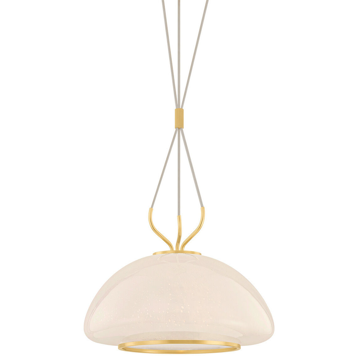 Baudette 1 Light 18 inch Aged Brass Pendant Ceiling Light